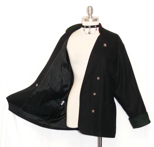   WOOL Women German Riding Dress Hacking Coat JACKET 40 16 L  