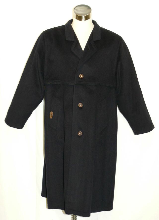 BLUE * LODEN WOOL Men AUSTRIA Winter LONG Dress Suit Trench Over Coat 