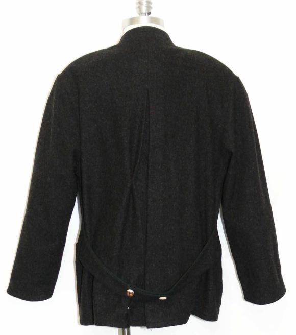 ZEILER BLACK German Gorsuch Winter JACKET Over Coat XL  