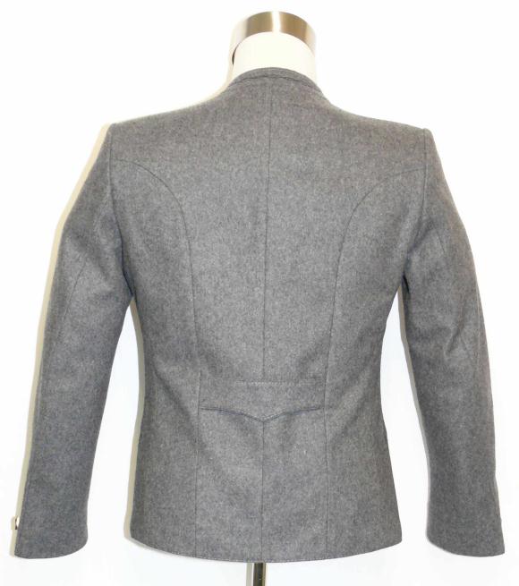 GRAY Men LODEN WOOL German Hunting SPORT COAT 48 38 S  